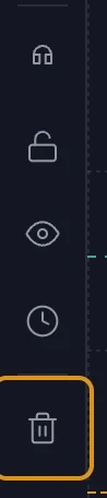 selected drawing showing its floating edit toolbar